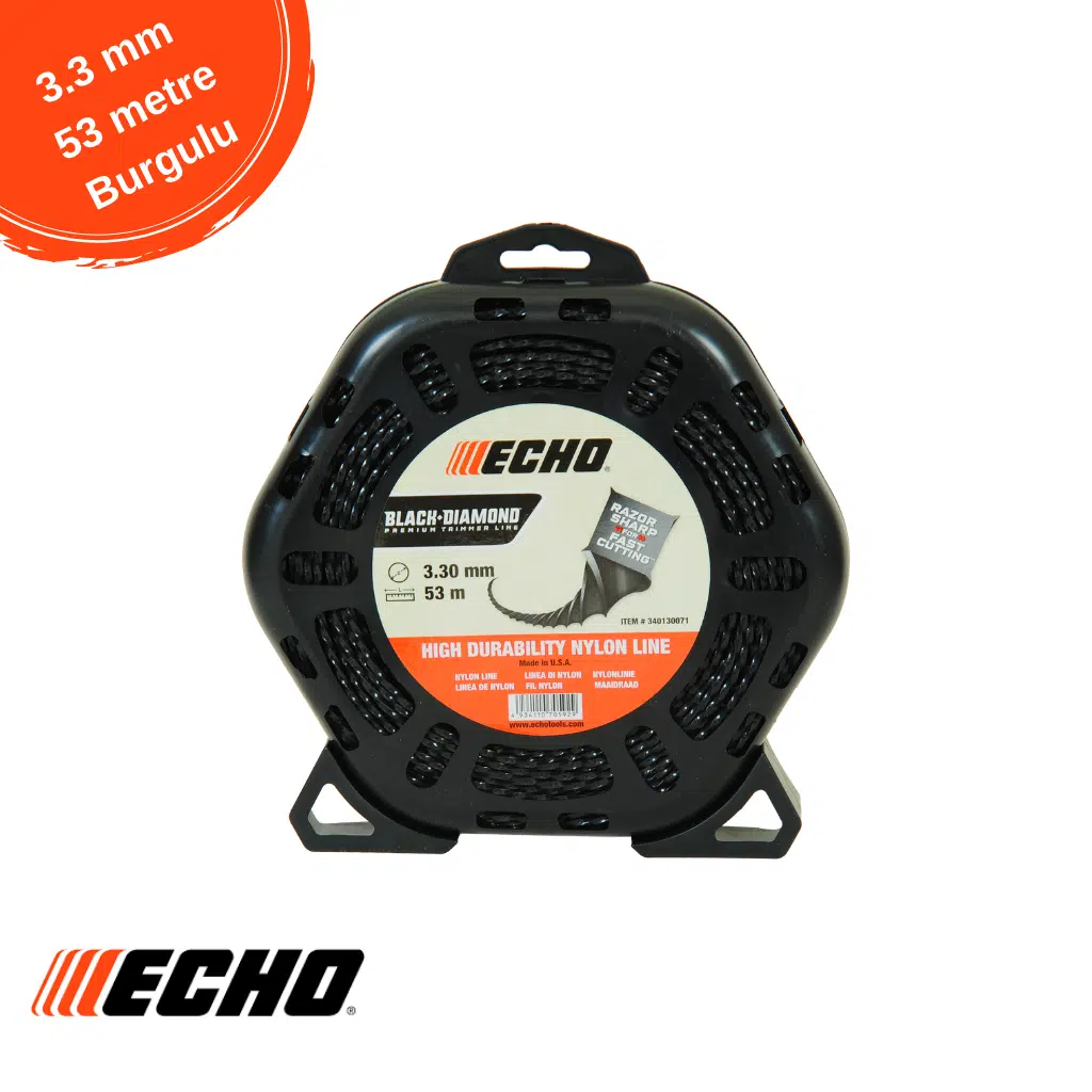 ECHO BURGULU SİYAH 3.3 MM 53 MT MİSİNA